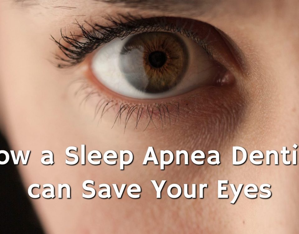 A healthy human eye thanks to a sleep apnea dentist
