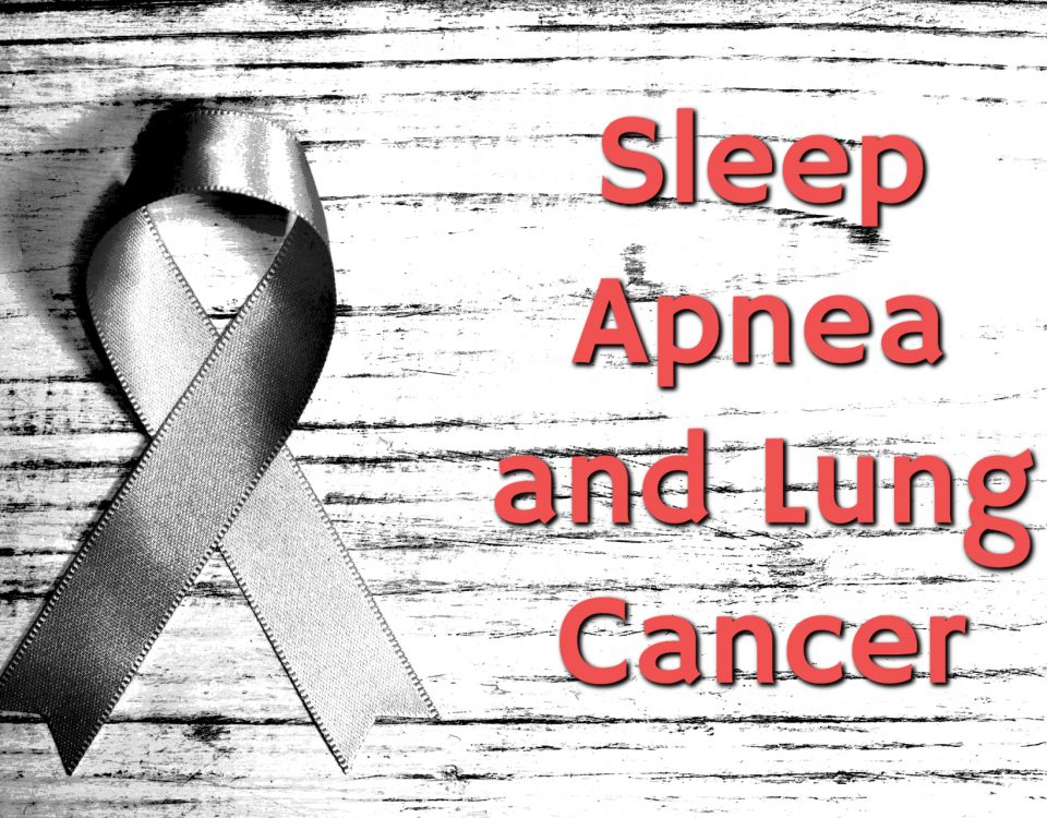 Sleep Apnea and Lung Cancer Awareness Ribbon