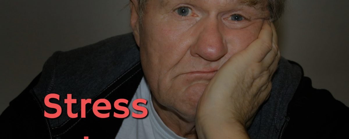 A middle aged man with stress and TMJ