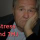 A middle aged man with stress and TMJ