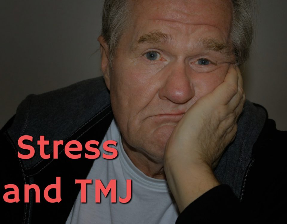 A middle aged man with stress and TMJ